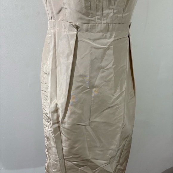 J. Crew 100% Silk Ivory Clementine Dress Sz 2 Sleeveless Bridal Cocktail Wedding - Picture 14 of 14